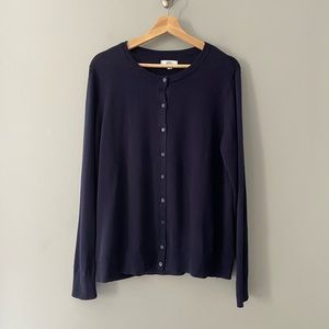 Croft & Barrow Essentials Button Front Cardigan 1X